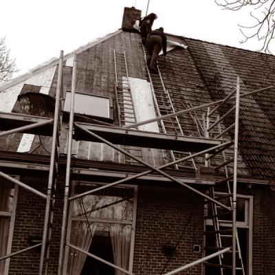 Vernieuwing of restauratie van het dak